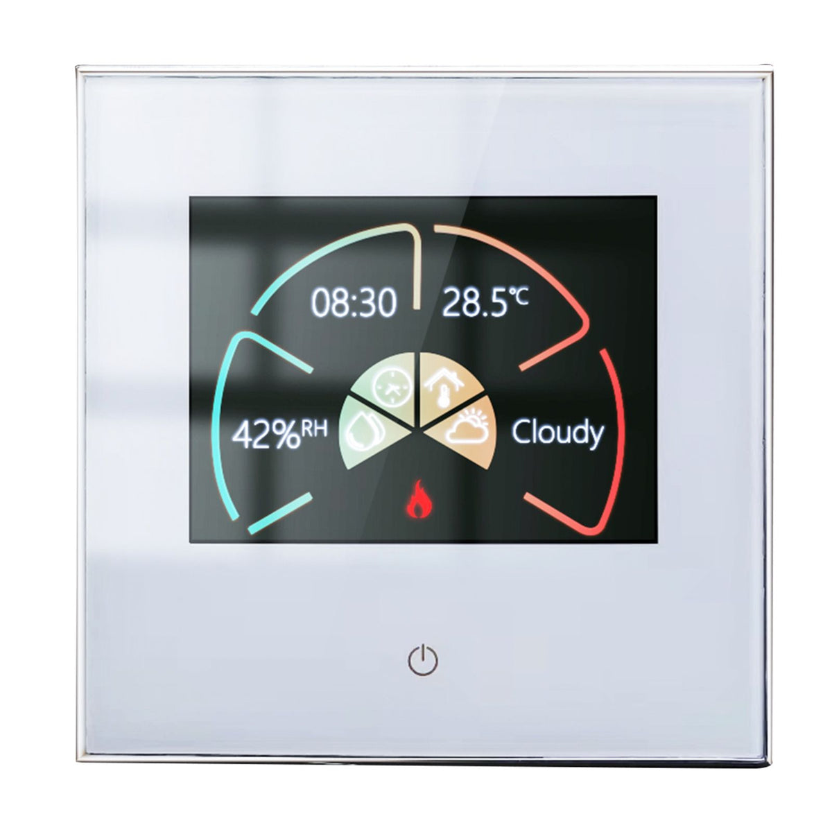 WiFi Smart Thermostat Temperature Controller Weekly Programmable Touch Control/ Mobile APP/ Voice Control Compatible with Alexa/ Home, for Water Heating 5A