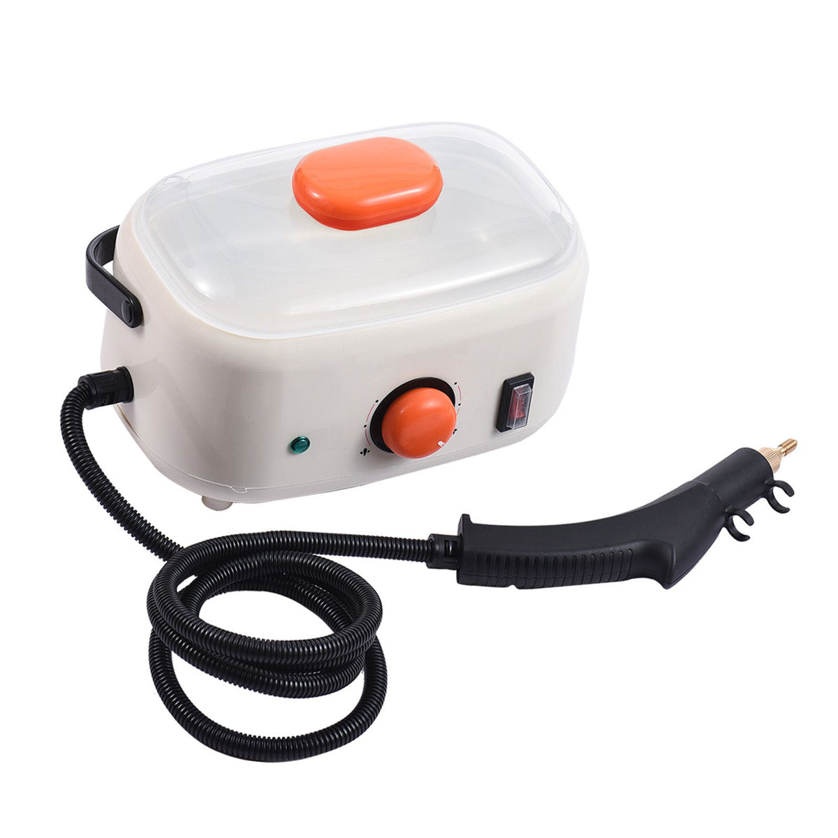 2500W Portable Handheld Steam Cleaner 2L Water Tank High Temperature 3 Bar Pressurized Steam Cleaning Machine with Brush Heads for Kitchen Bathroom Air Conditioner Refrigerator