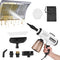 Portable Handheld Steam Cleaner 10s Quick Heat 3 Temperature Adjustable Deep Cleaning Machine with 600ml Water Tank 3 Brush Heads Bent Nozzle Window Scraper with Cloth Cover Storage Bag 5.2ft Power Cord for Kitchen Bathroom Furniture Upholstery Clothes Ca
