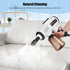 Portable Handheld Steam Cleaner 10s Quick Heat 3 Temperature Adjustable Deep Cleaning Machine with 600ml Water Tank 3 Brush Heads Bent Nozzle Window Scraper with Cloth Cover Storage Bag 5.2ft Power Cord for Kitchen Bathroom Furniture Upholstery Clothes Ca