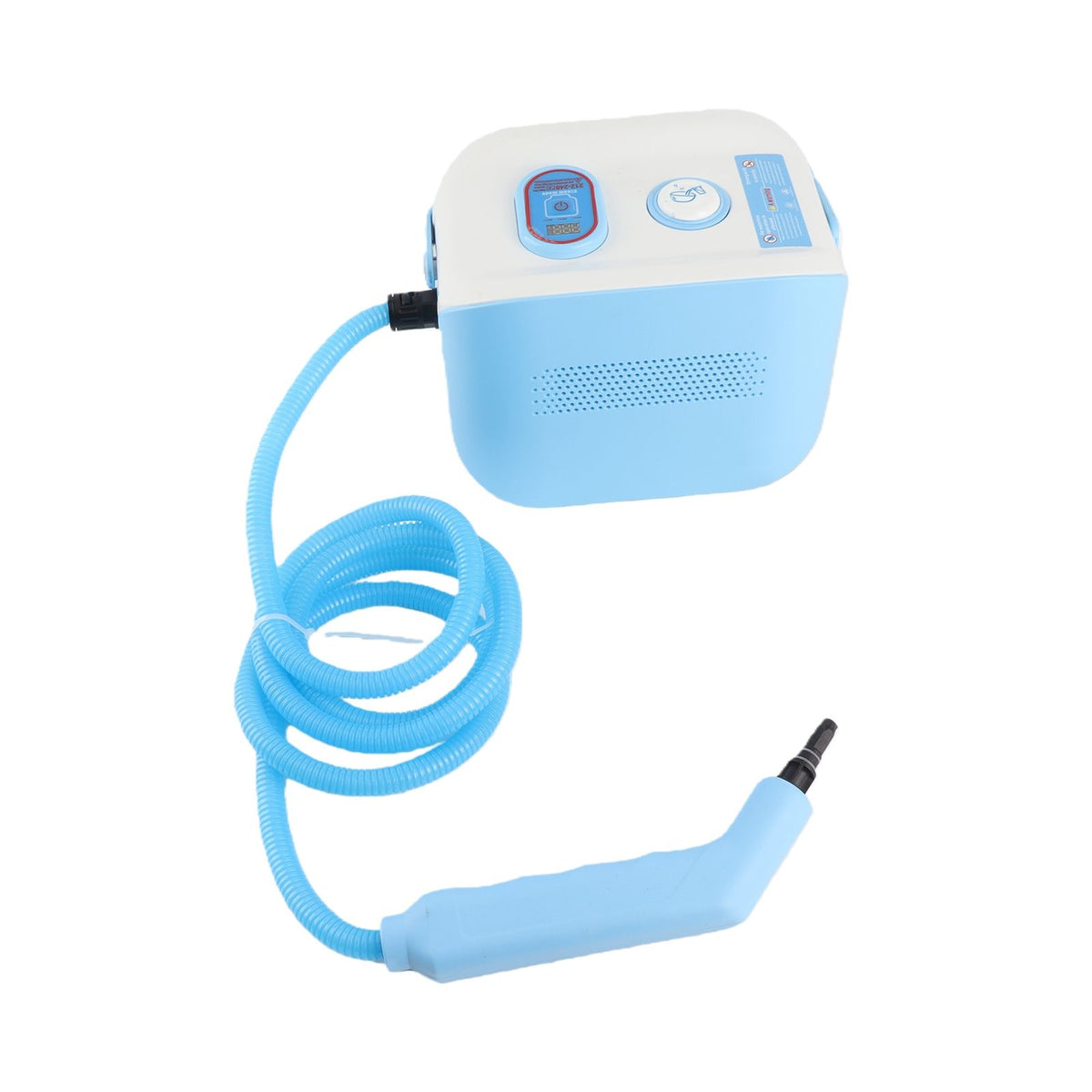 Portable Steam Cleaner 3 Temperature Adjustable Deep Cleaning Machine with 1200ml Water Tank 3 Brush Heads Window Scraper Cloth Cover Storage Bag 1.5m/4.9ft Power Cord for Home Upholstery Clothes Car