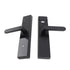 Smart Door Lock Keyless Entry Door Lock Handle with Cards and Keys Biometric Door Lock App Remote Control Virtual Password Smart Lock for 40-120mm Office Home Bedroom Door