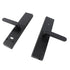 Smart Door Lock Keyless Entry Door Lock Handle with Cards and Keys Biometric Door Lock App Remote Control Virtual Password Smart Lock for 40-120mm Office Home Bedroom Door