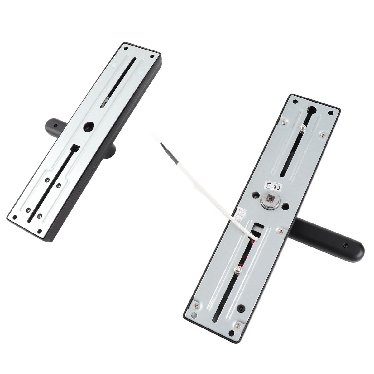 Smart Door Lock Keyless Entry Door Lock Handle with Cards and Keys Biometric Door Lock App Remote Control Virtual Password Smart Lock for 40-120mm Office Home Bedroom Door