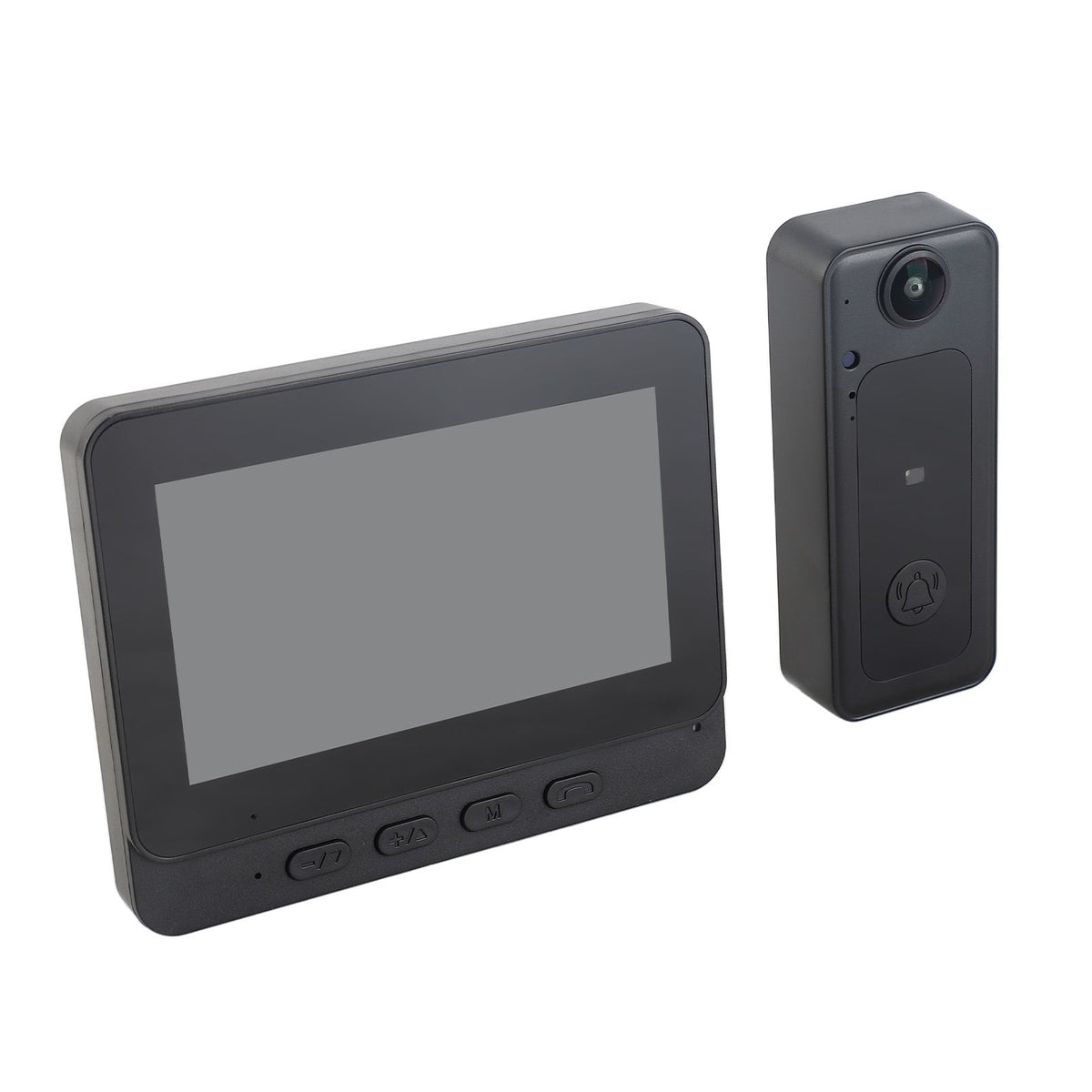 1080P 4.3in Video Doorbell Camera with Display 170° Wide Angle Night Vision 2 Way Talk for Home Security