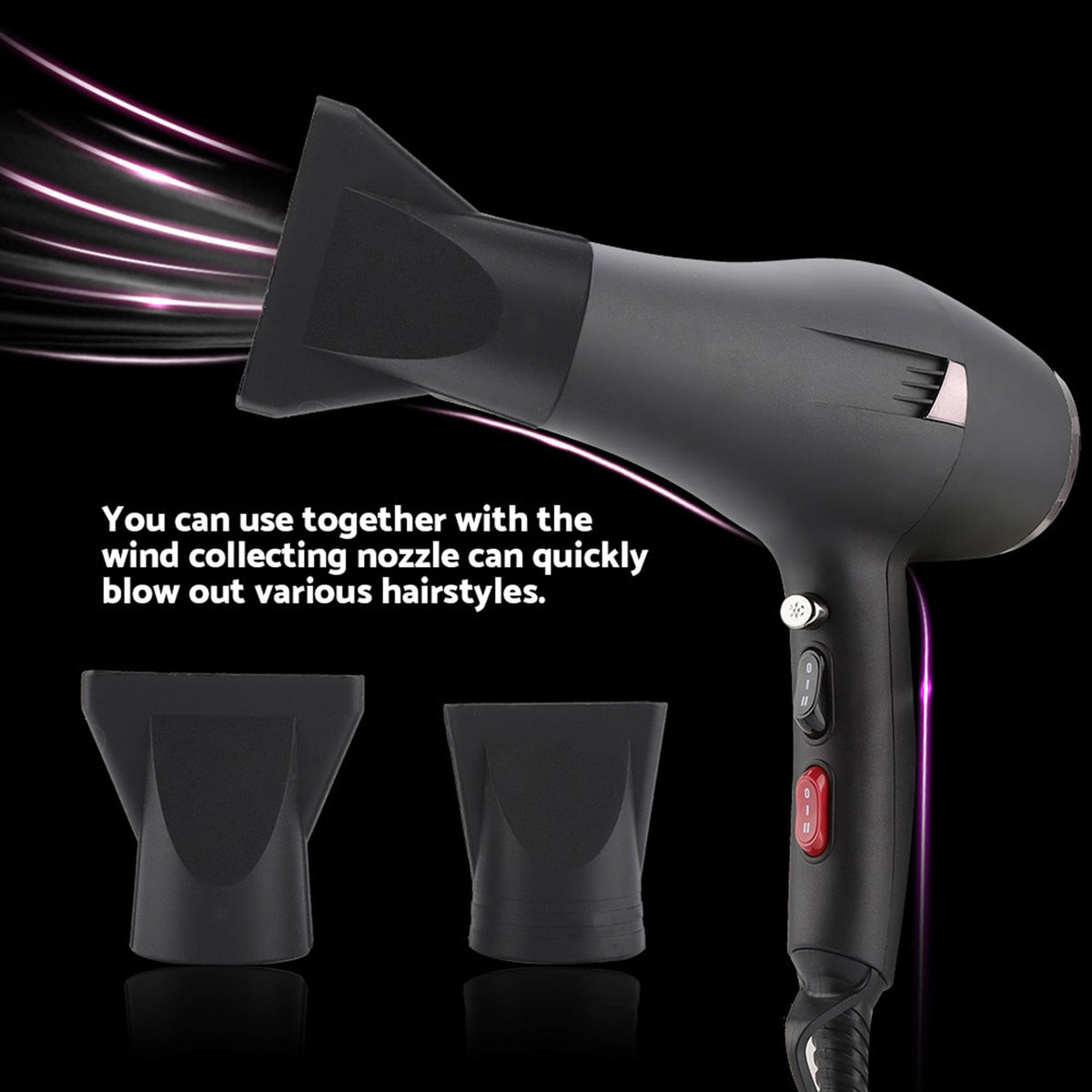 2000W Hair Dryer Blower Hot Cold Wind Hair Dryer for Hair Styling