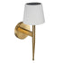 Modern Decorative Wall Sconce Solar-powered Wall Light Indoor Outdoor Wall Lighting Fixture Wall-mounted Lamp for Living Room Beadroom Study Porch Yard