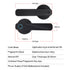 Smart Fingerprint Door Lock Keyless Entry Biometric Door Lock with Handle Set Support Key Unlock Intelligent Tuya App Control BT Connecting for Home Apartment Hotel Office