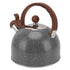 Whistling Kettle 2.5L Capacity Stainless Steel Stovetop Teapot for Water Boiling Grey