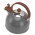 Whistling Kettle 2.5L Capacity Stainless Steel Stovetop Teapot for Water Boiling Grey