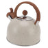 Whistling Kettle 2.5L Capacity Stainless Steel Stovetop Teapot for Water Boiling Beige