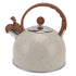 Whistling Kettle 2.5L Capacity Stainless Steel Stovetop Teapot for Water Boiling Beige