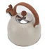 Whistling Kettle 2.5L Capacity Stainless Steel Stovetop Teapot for Water Boiling Beige