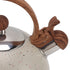 Whistling Kettle 2.5L Capacity Stainless Steel Stovetop Teapot for Water Boiling Beige