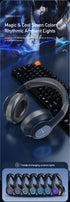 AWEI A100BL Foldable Bluetooth Over‑Ear Headphones, HiFi Stereo，black