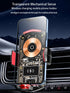 A6 Magnetic Dual Mode Wireless Car Charger Mount for iPhone Samsung Android Phones，black