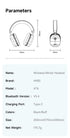 AWEI AT6 Wireless Bluetooth Over‑Ear Headphones, 40mm Driver Stereo Headset, beige
