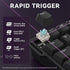 SOLA AX68 Mechanical Keyboard, Gasket Mount Hot Swappable RGB Tri-Mode Wireless Keyboard，black