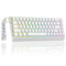 SOLA AX68 Mechanical Keyboard, Gasket Mount Hot Swappable RGB Tri-Mode Wireless Keyboard，white