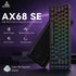 SOLA AX68 Mechanical Keyboard, Gasket Mount Hot Swappable RGB Tri-Mode Wireless Keyboard，white