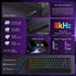 SOLA AX68 Mechanical Keyboard, Gasket Mount Hot Swappable RGB Tri-Mode Wireless Keyboard，white