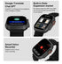 DT Ultra 4 Smart Watch, Full Touch Screen, Fitness Tracker, Black Strap