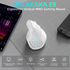 E9 3 Mode Vertical Ergonomic Mouse, white