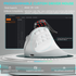 E9 3 Mode Vertical Ergonomic Mouse, white