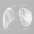 E9 3 Mode Vertical Ergonomic Mouse, white