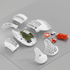 Solakaka E9PRO Tri‑Mode Vertical Ergonomic MMO Gaming Mouse, 10 Programmable Side Buttons, RGB Backlit Rechargeable Wireless Mouse,White-Orange