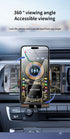 F1 Fast Wireless Car Charger Auto Sensor Phone Mount Holder，black