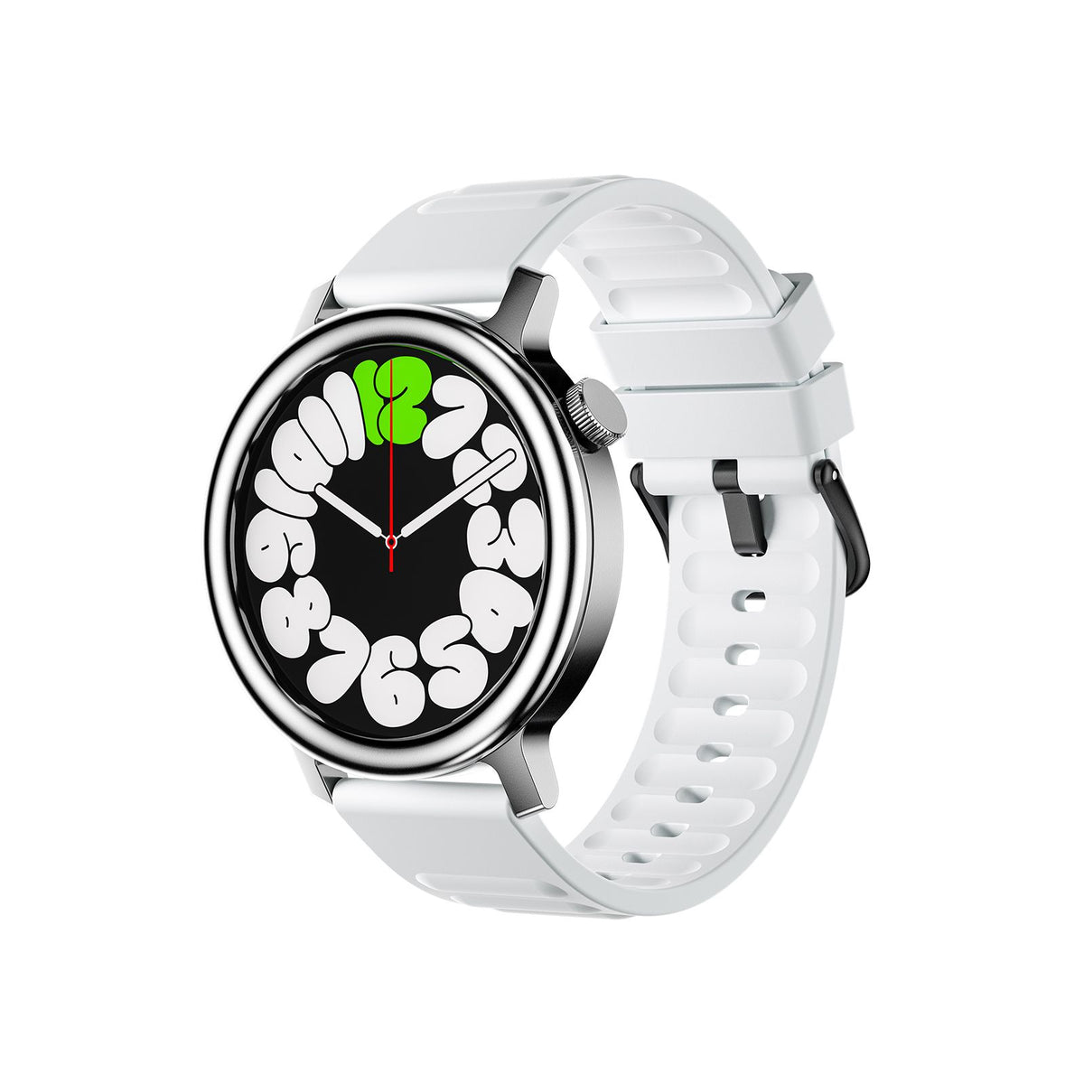 GTR15 Bluetooth Call Smart Watch 1.43 Inch Screen Waterproof Fitness Tracker，Silver