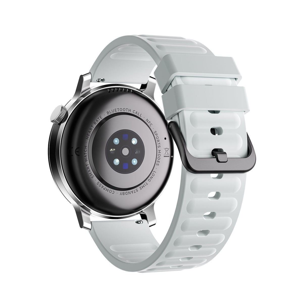 GTR15 Bluetooth Call Smart Watch 1.43 Inch Screen Waterproof Fitness Tracker，Silver