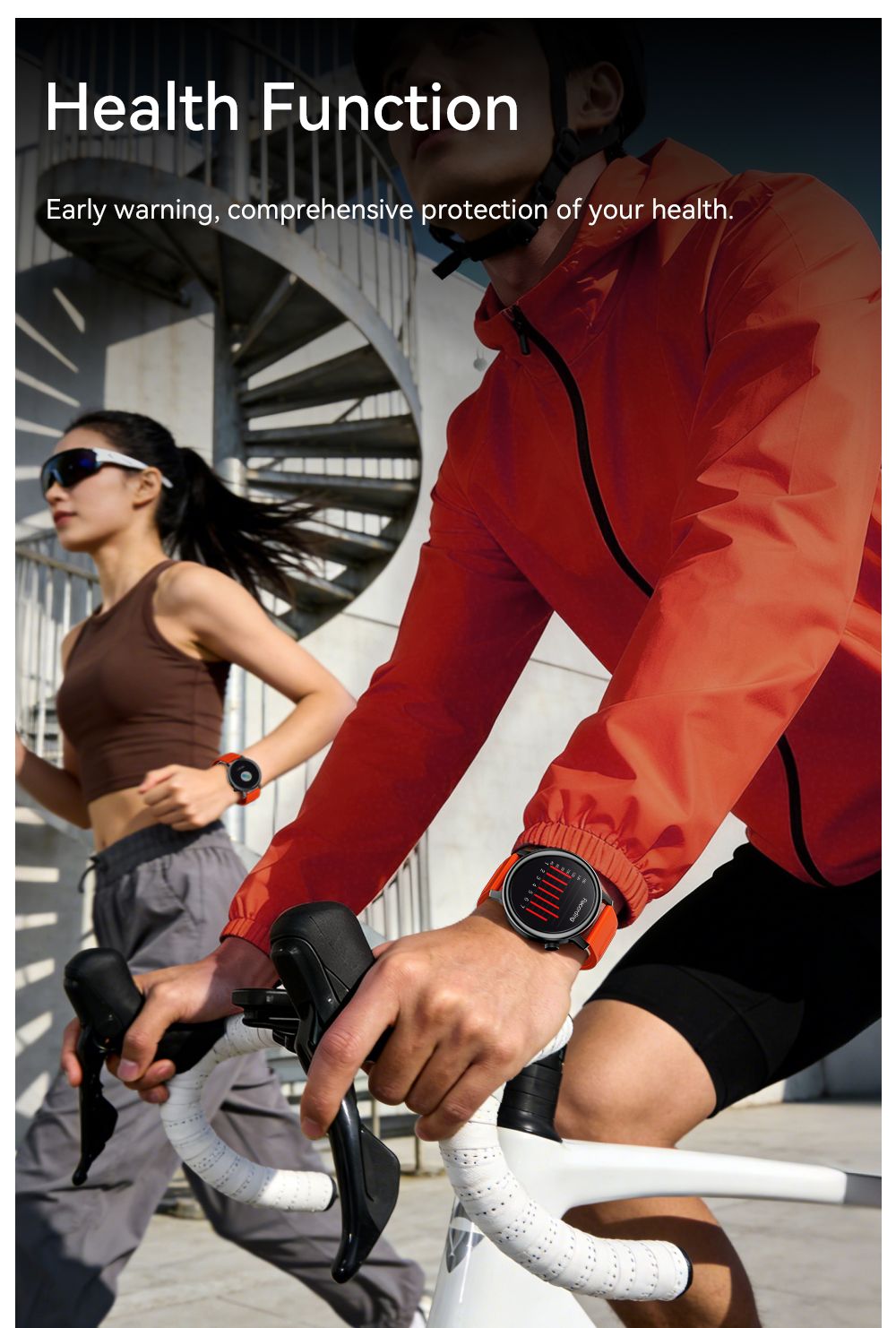 GTR15 Bluetooth Call Smart Watch 1.43 Inch Screen Waterproof Fitness Tracker，Silver