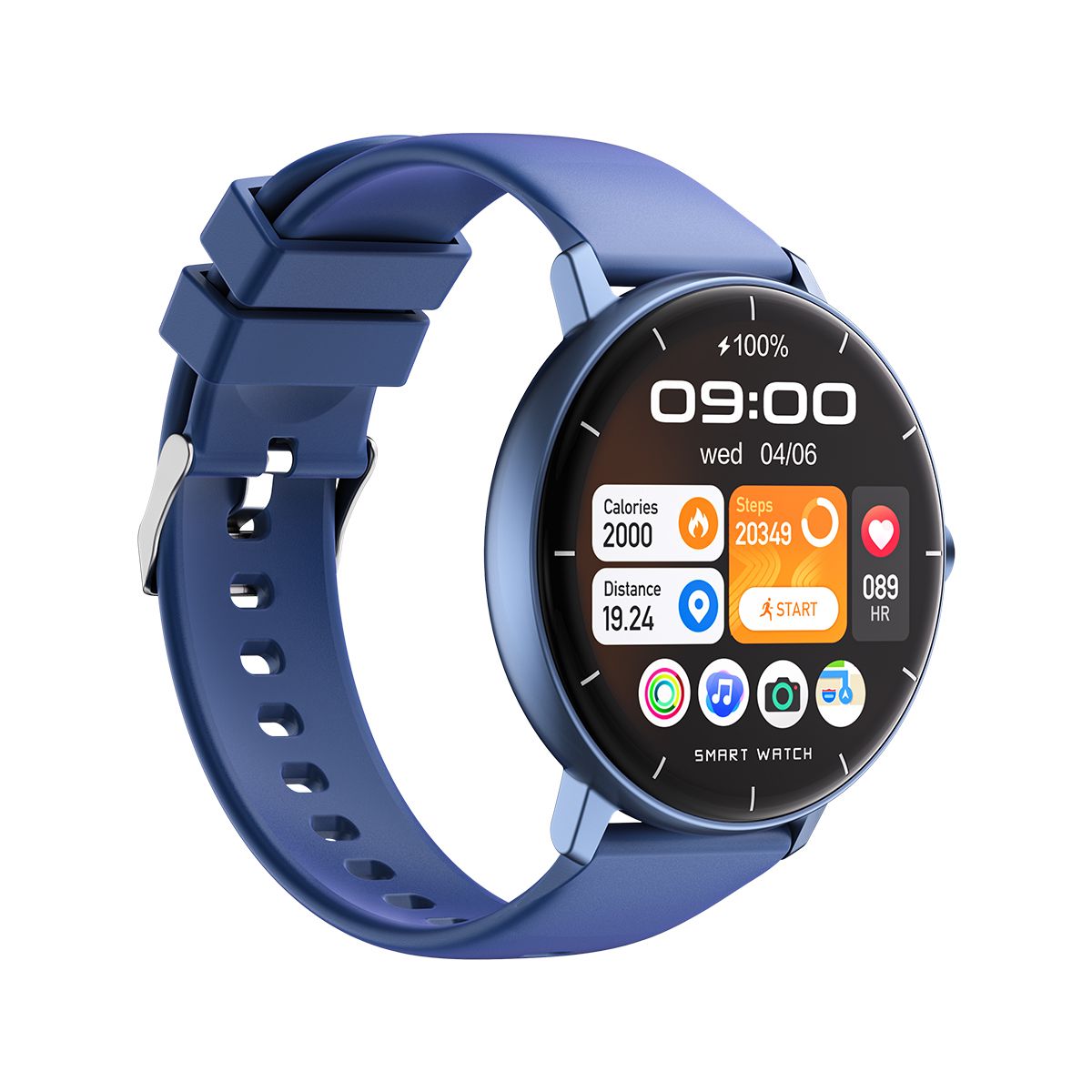 GTR4 Pro Bluetooth Call Smart Watch, Waterproof Fitness Tracker with Heart Rate Sleep Monitor for Android iOS，blue