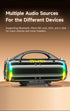 AWEI KA12 60W Outdoor Wireless Bluetooth Speaker,black
