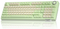 Solakaka Ki99pro 3‑Mode RGB Mechanical Keyboard,  Avocado-Green