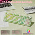 Solakaka Ki99pro 3‑Mode RGB Mechanical Keyboard,  Avocado-Green