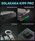 Solakaka Ki99pro 3‑Mode RGB Mechanical Keyboard,  Gradient-Gray