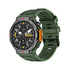 M-Rex4 Rugged GPS Smart Watch, 5ATM Waterproof, Heart Rate Monitor, Green