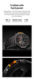 M-Rex4 Men Rugged GPS Smart Watch, 5ATM Waterproof Bluetooth Call Fitness Tracker Heart Rate Sleep Monitor，white