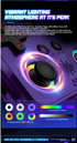 M9 Retro Handheld Game Console, 3.5-Inch Screen, RGB Joystick, Black Case