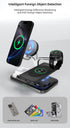 OC22 5-in-1 Wireless Charging Stand Multi Device Fast Charging Dock，white