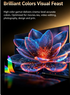 15.6" FHD 1080P Portable Monitor 240Hz 100% sRGB Wired USB-C HDMI External Travel Screen for Laptop Phone Game Consoles，black
