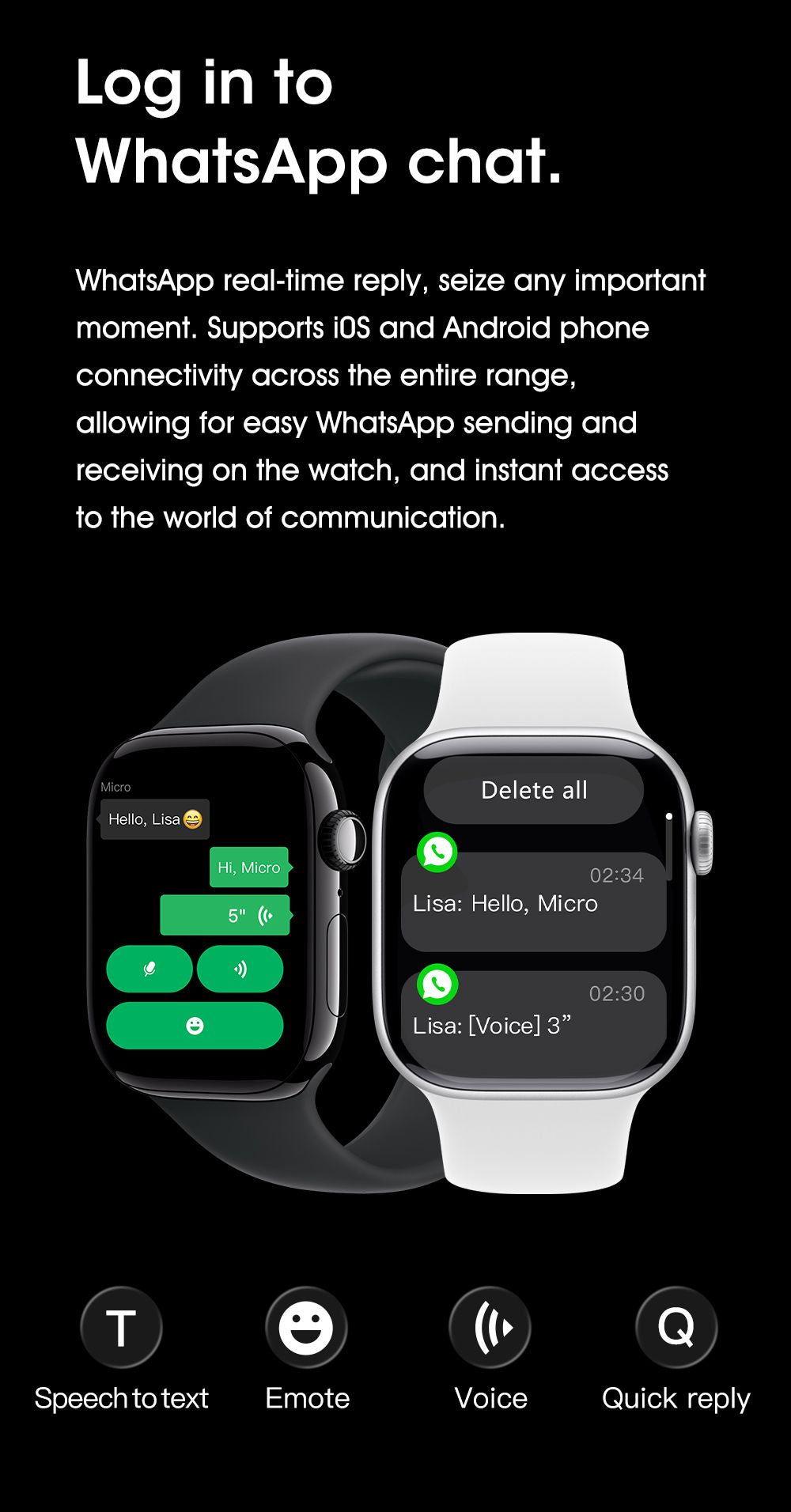 S11 Pro Smart Watch, Bluetooth Calling, Heart Rate & Sleep Monitor, Smartwatch for Men Women，Black