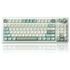 SOLAKAKA SK90 75% Compact Wireless Keyboard with Independent Number Pad，Green & White