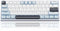 SOLAKAKA SK961 Tri-Mode Wireless RGB Backlit Mechanical Gaming Keyboard，white&blue