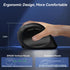 SOLAKAKA SM520 Tri-Mode Vertical Ergonomic Mouse, 24000 DPI Programmable Wireless Vertical Mouse，black