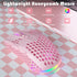 SOLAKAKA SM600 Honeycomb Shell Gaming Mouse Wireless,pink
