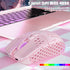 SOLAKAKA SM600 Honeycomb Shell Gaming Mouse Wireless,pink